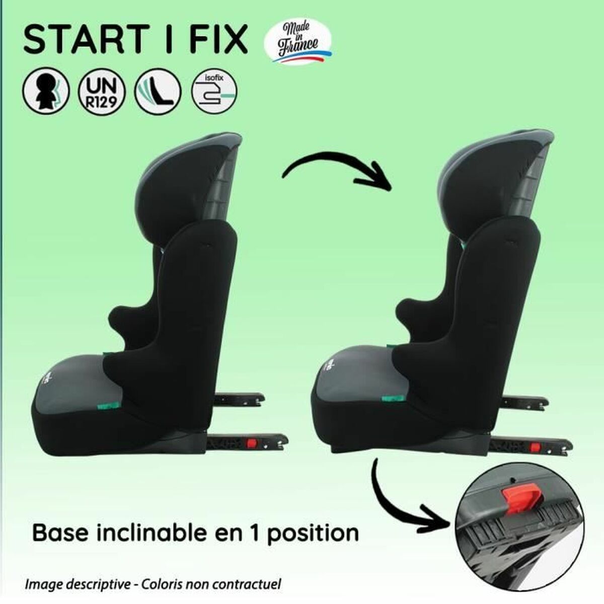 Автокресло Nania START I Жираф ISOFIX II (15-25 kg) III (22 - 36 kg)-3
