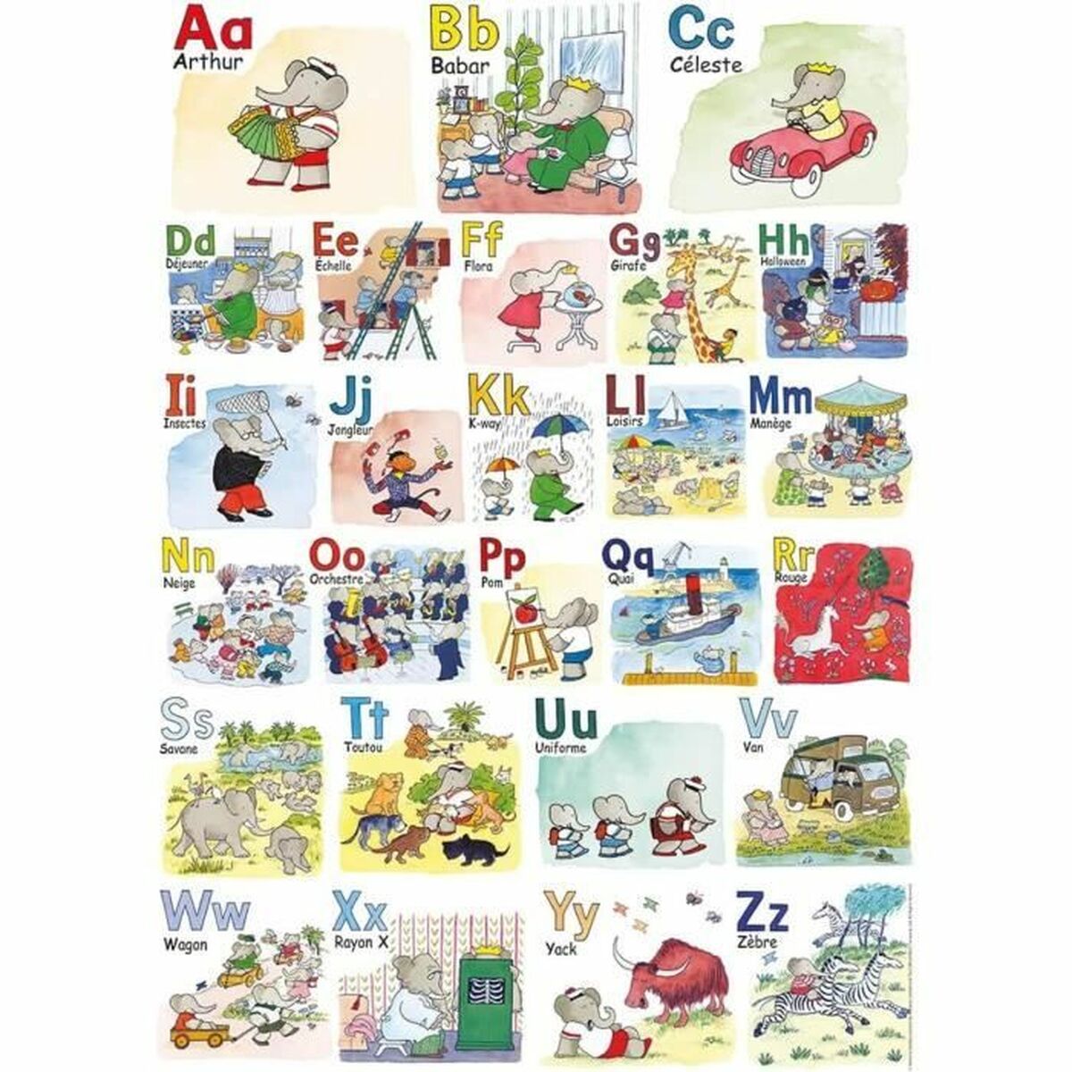 Головоломка Ravensburger Mes Héros 1000 Предметы (FR)-2
