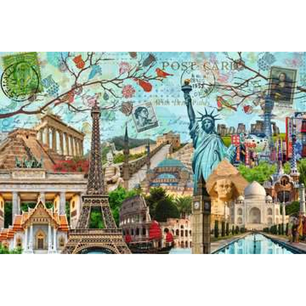 Головоломка Ravensburger 17118 Big Cities Collage 5000 Предметы-2