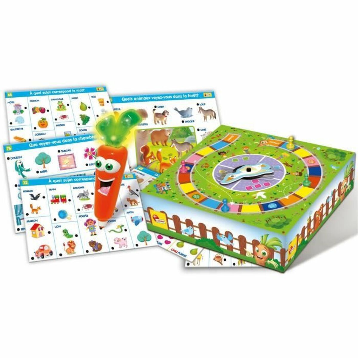 Детская образовательная игра Lisciani Giochi Carotina 1000 Questions-2