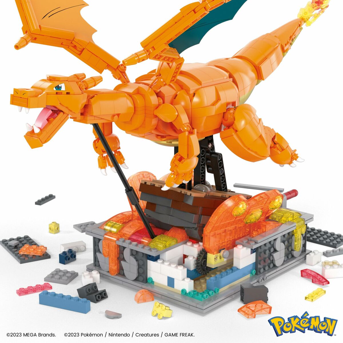 Строительный комплект Pokémon Mega Construx -  Motion Charizard 1664 Предметы-2
