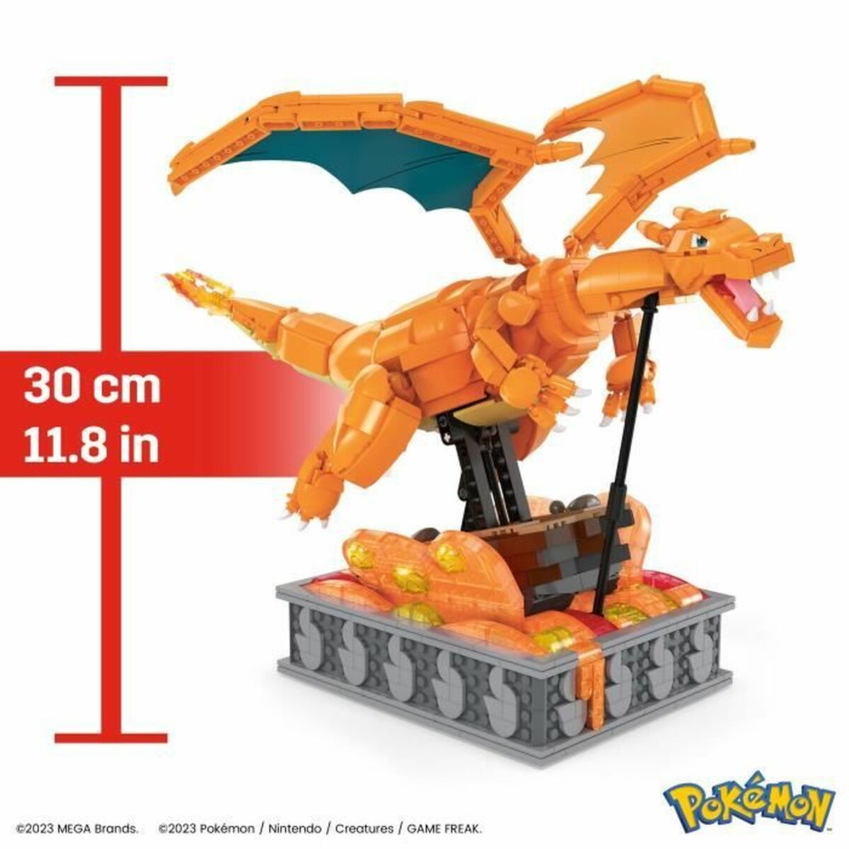 Строительный комплект Pokémon Mega Construx -  Motion Charizard 1664 Предметы-5