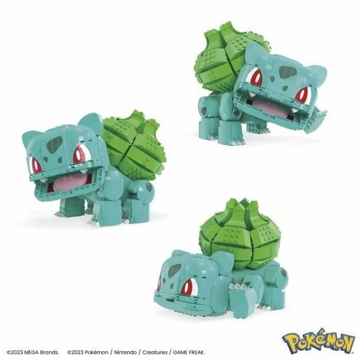 Строительный комплект Pokémon Mega Construx - Jumbo Bulbasaur 789 Предметы-3