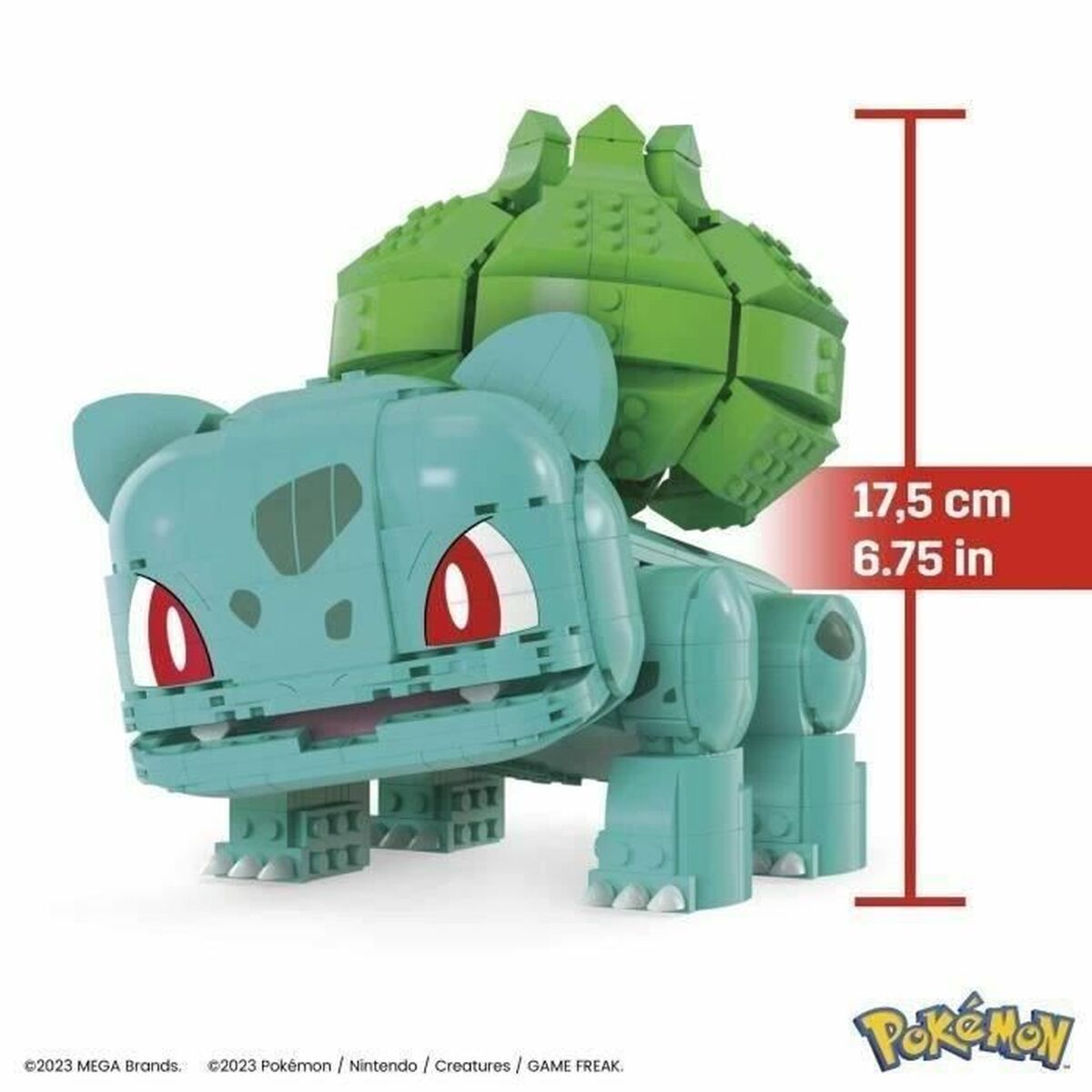 Строительный комплект Pokémon Mega Construx - Jumbo Bulbasaur 789 Предметы-4