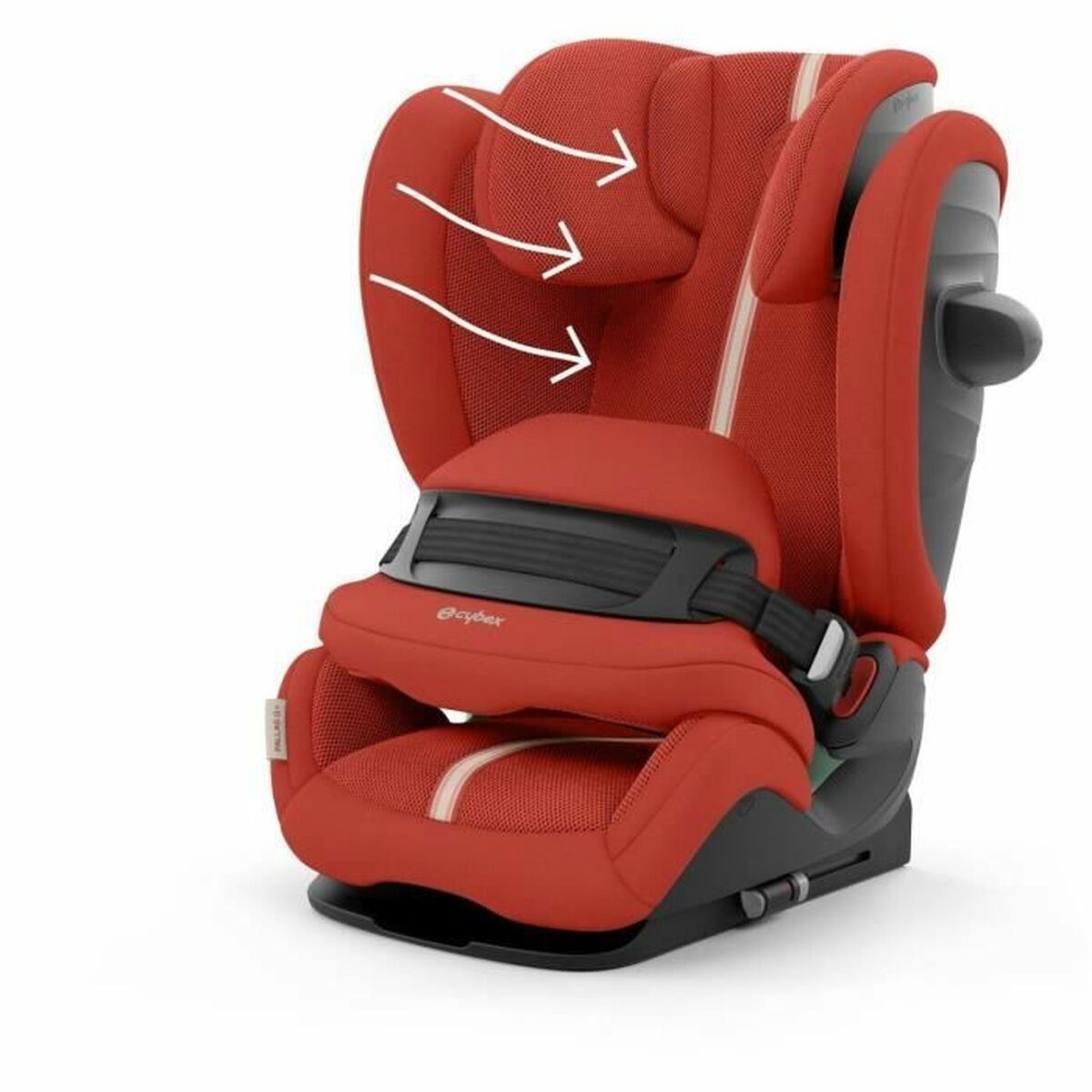 Автокресло Cybex Pallas G Красный II (15-25 kg) ISOFIX-4