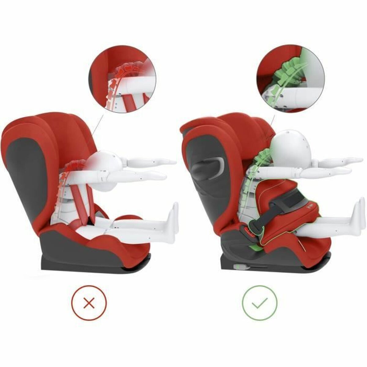 Автокресло Cybex Pallas G Красный II (15-25 kg) ISOFIX-6