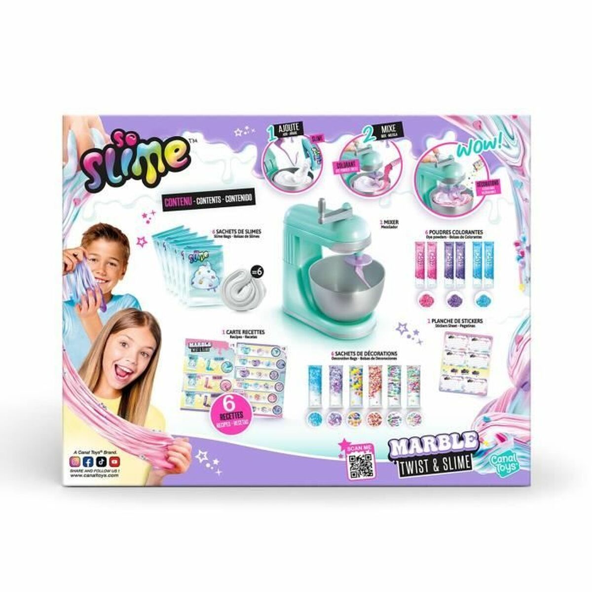Slime Canal Toys Molding and painting Разноцветный-2