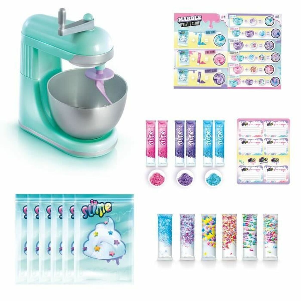 Slime Canal Toys Molding and painting Разноцветный-4