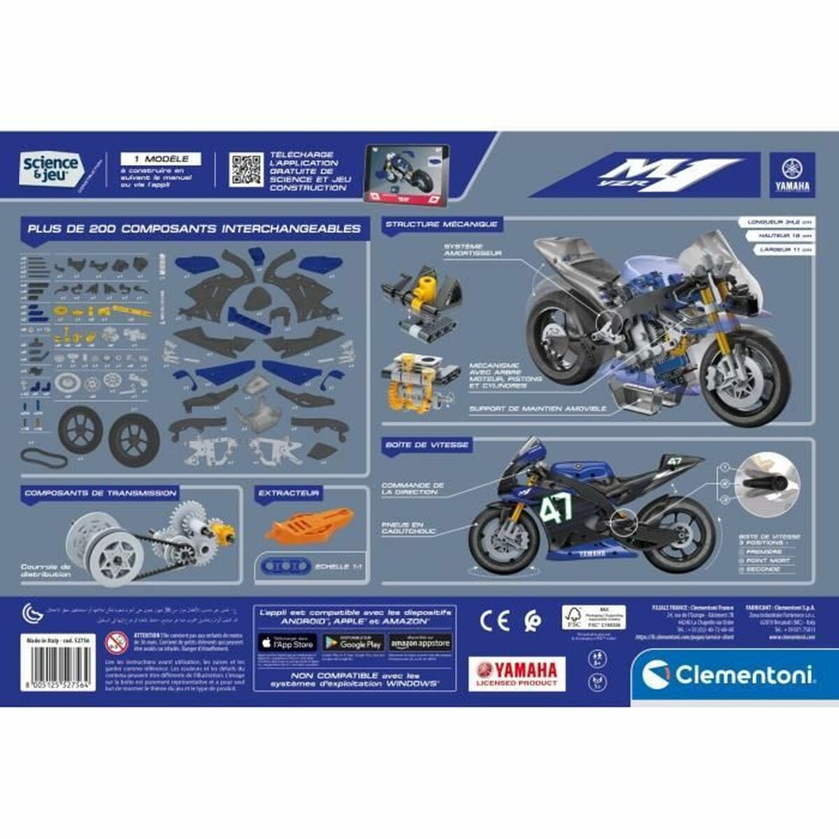 Clementoni Yamaha M1 Building Set-2