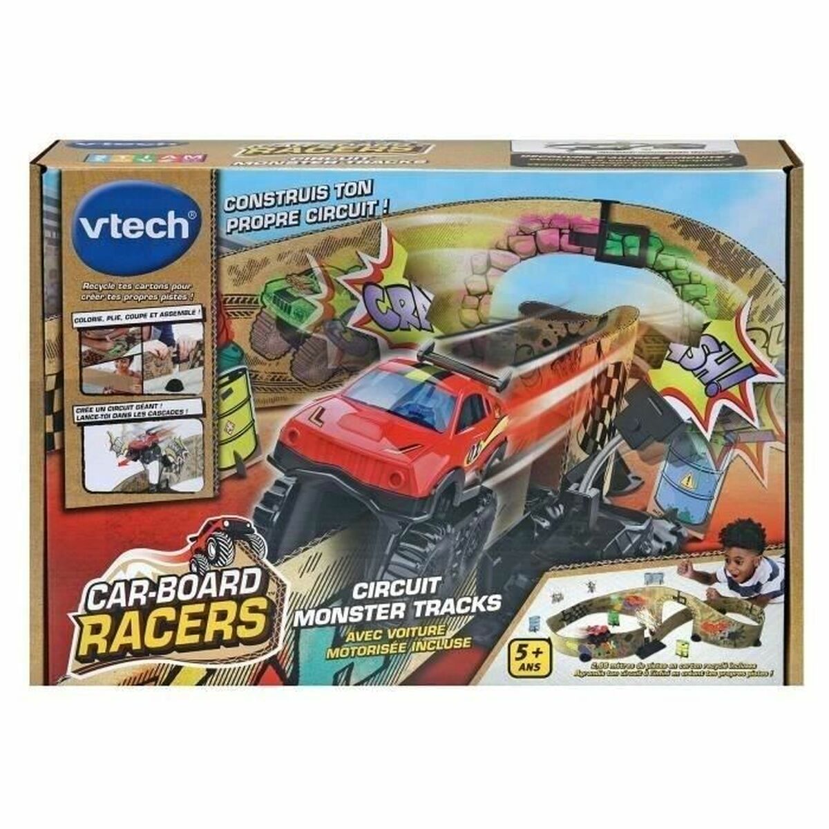 Образовательный набор Vtech Car Board Racer Monster Trucks-6