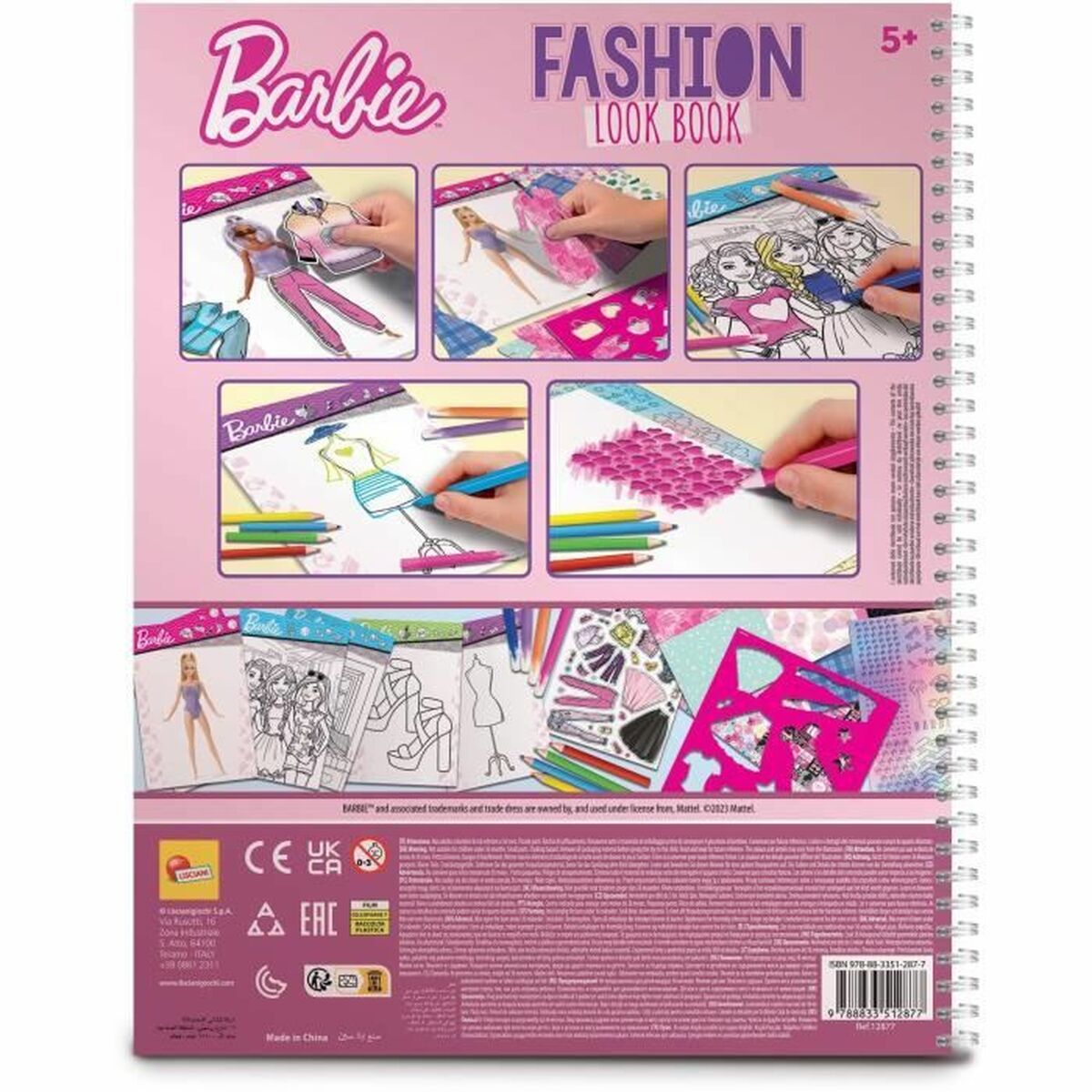 Буклет Lisciani Giochi Fashion Look Book Barbie-2