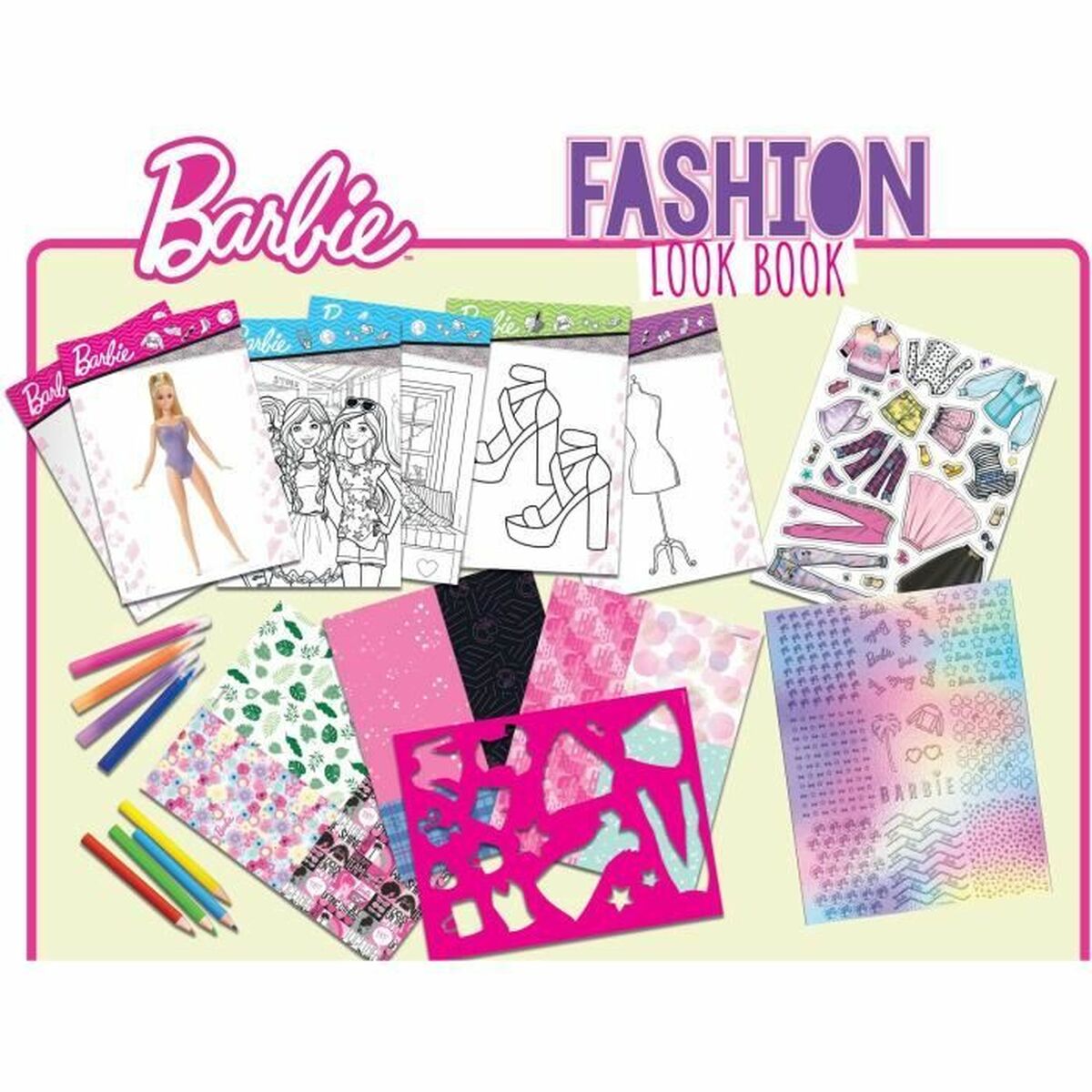 Буклет Lisciani Giochi Fashion Look Book Barbie-3