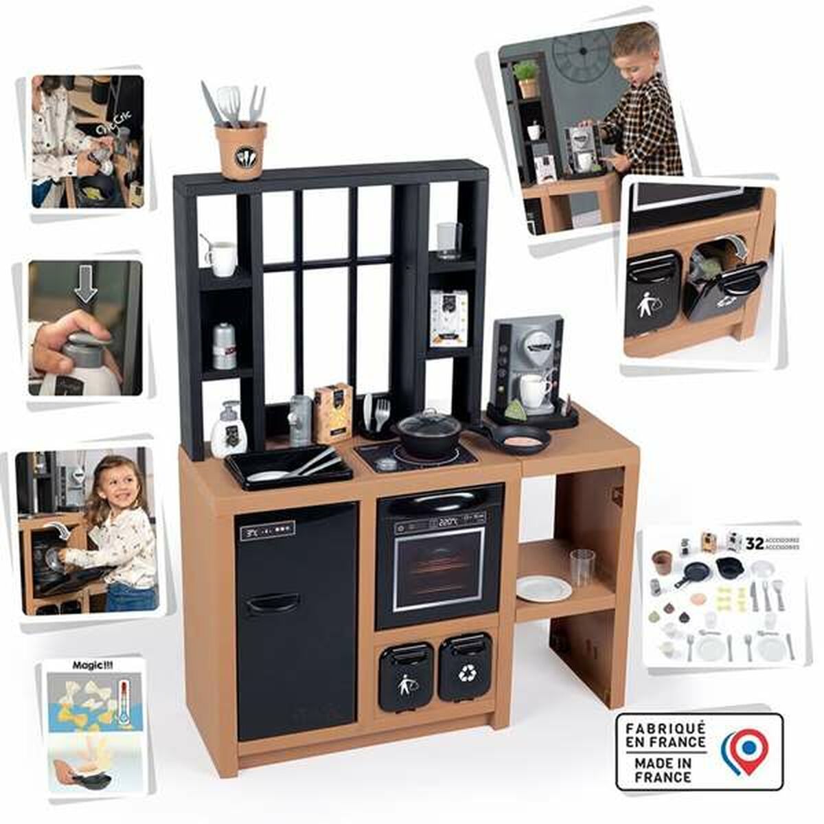 Игрушечная кухня Smoby 32 Предметы 96 x 74 x 29 cm-5