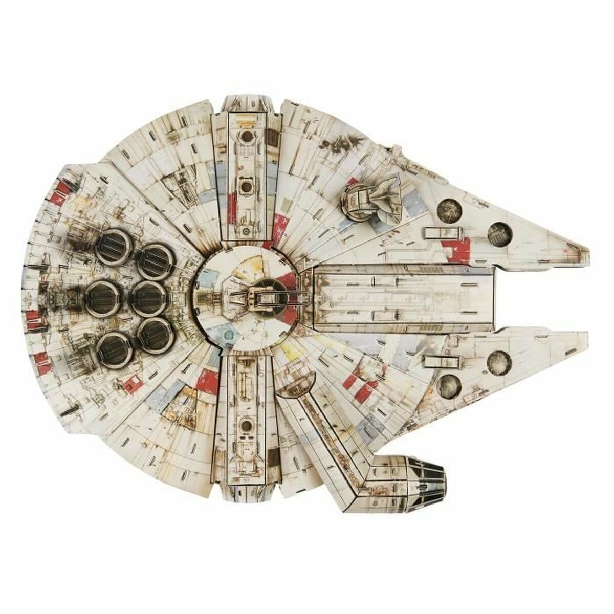 Строительный набор Star Wars Millennium Falcon 223 piezas 43 x 31,4 x 22,4 cm Серый Разноцветный-3