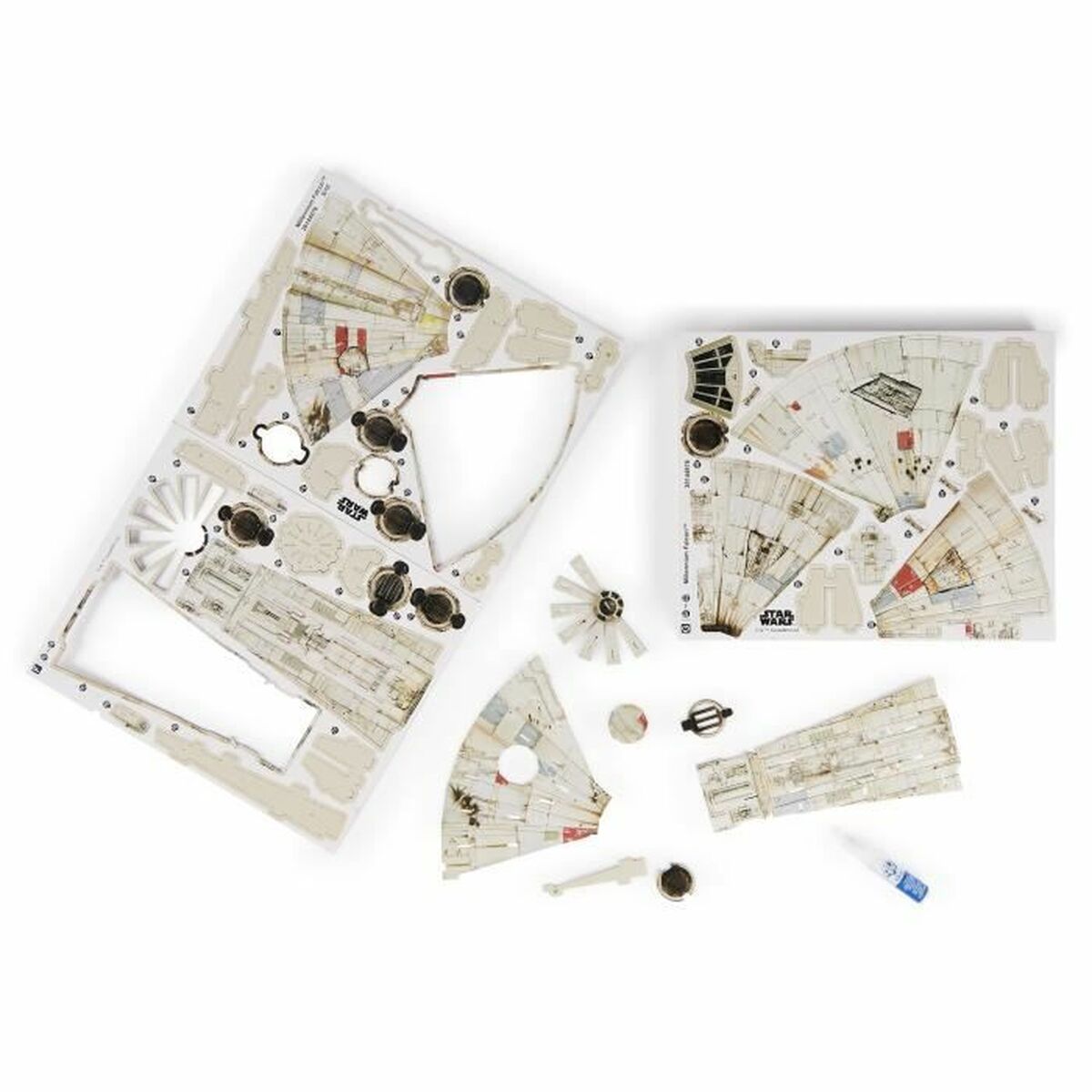 Строительный набор Star Wars Millennium Falcon 223 piezas 43 x 31,4 x 22,4 cm Серый Разноцветный-4