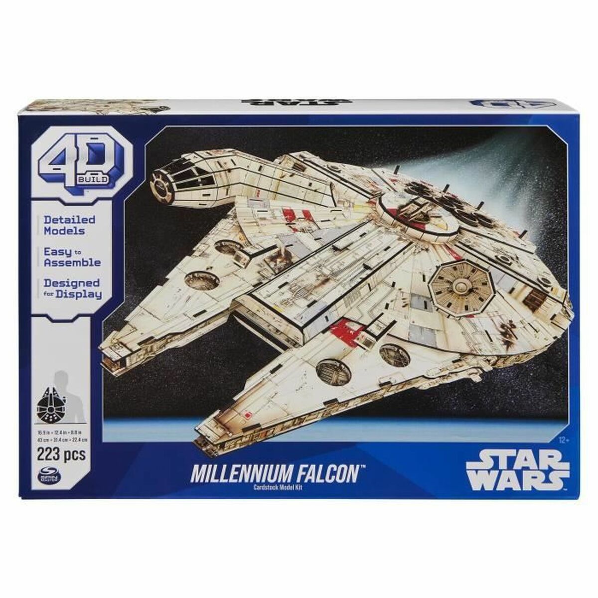 Строительный набор Star Wars Millennium Falcon 223 piezas 43 x 31,4 x 22,4 cm Серый Разноцветный-5