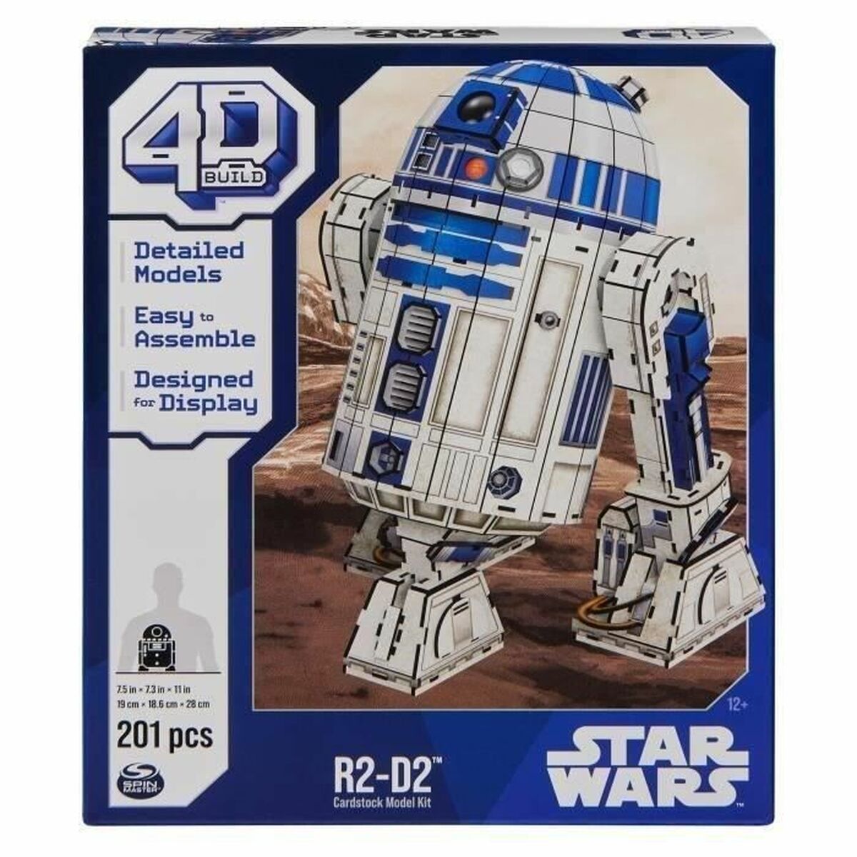 Строительный набор Star Wars R2-D2 201 Предметы 19 x 18,6 x 28 cm Белый Разноцветный-3
