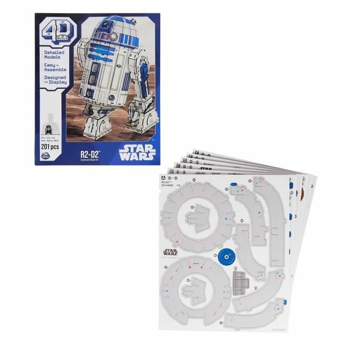 Строительный набор Star Wars R2-D2 201 Предметы 19 x 18,6 x 28 cm Белый Разноцветный-4