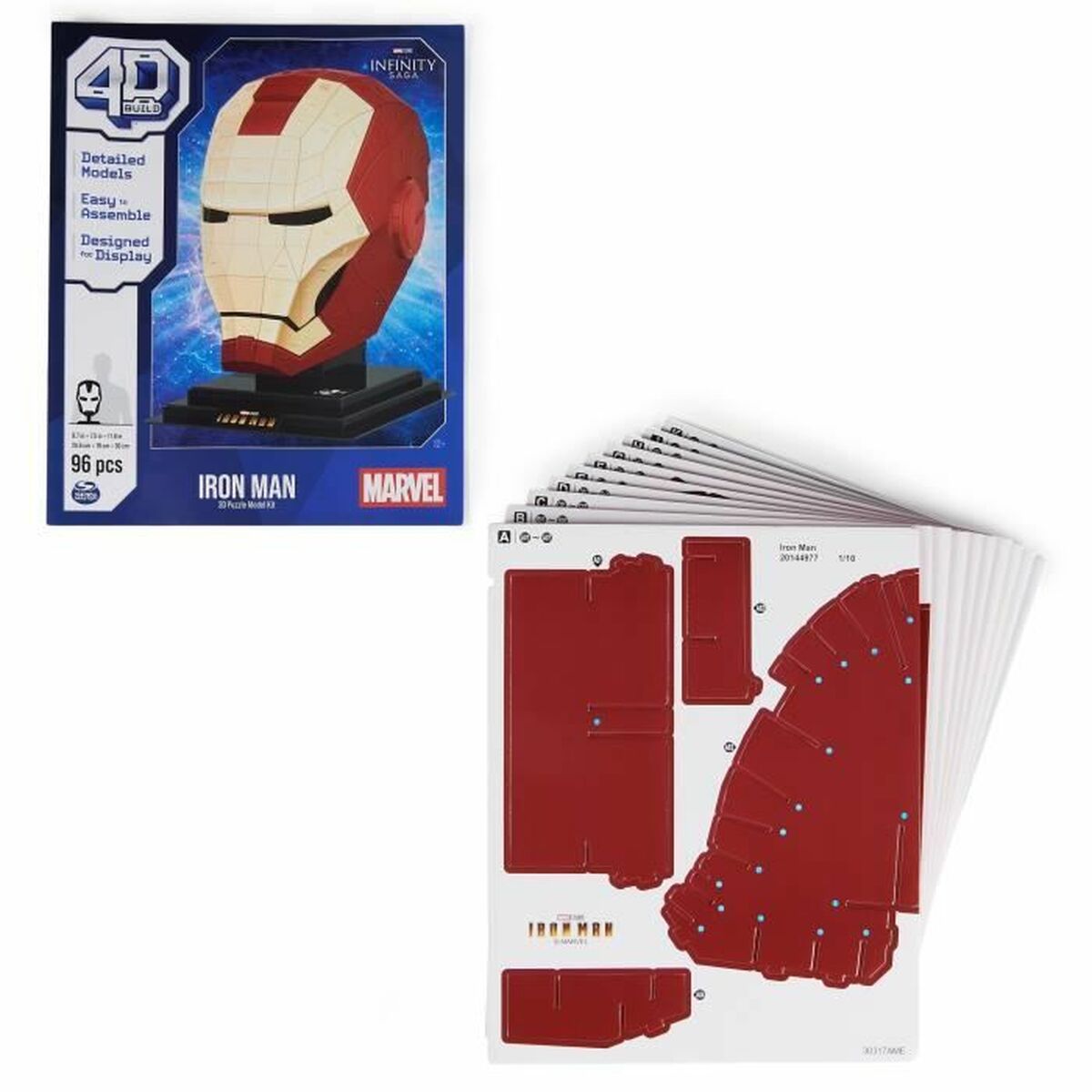 Строительный набор Marvel Iron Man 96 Предметы 24,6 x 19 x 30 cm Разноцветный-2