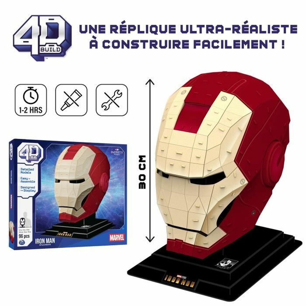 Строительный набор Marvel Iron Man 96 Предметы 24,6 x 19 x 30 cm Разноцветный-5