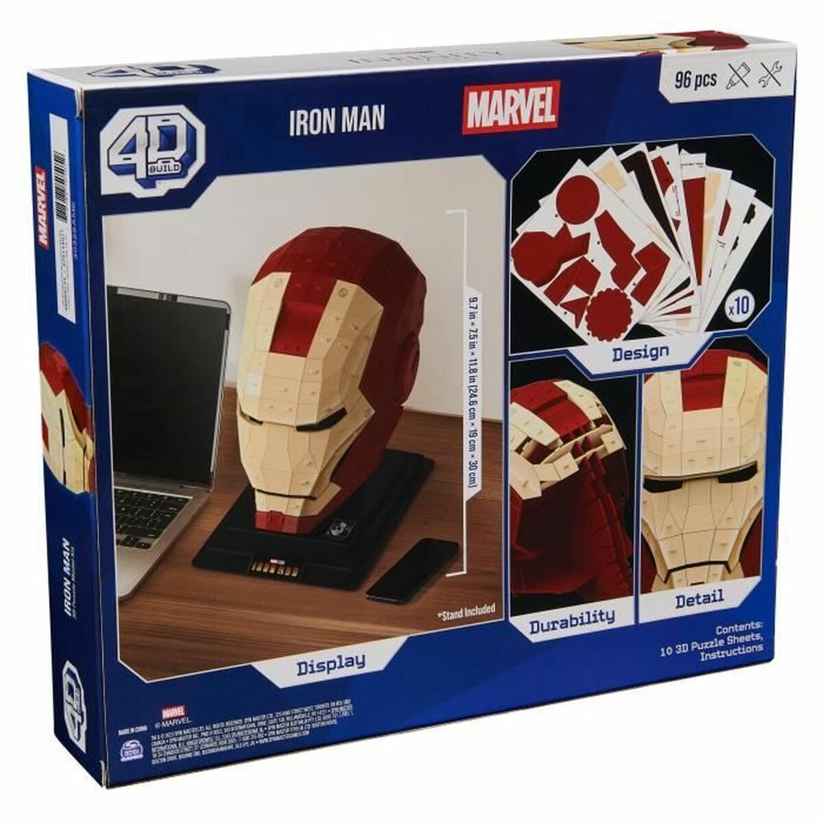 Строительный набор Marvel Iron Man 96 Предметы 24,6 x 19 x 30 cm Разноцветный-6