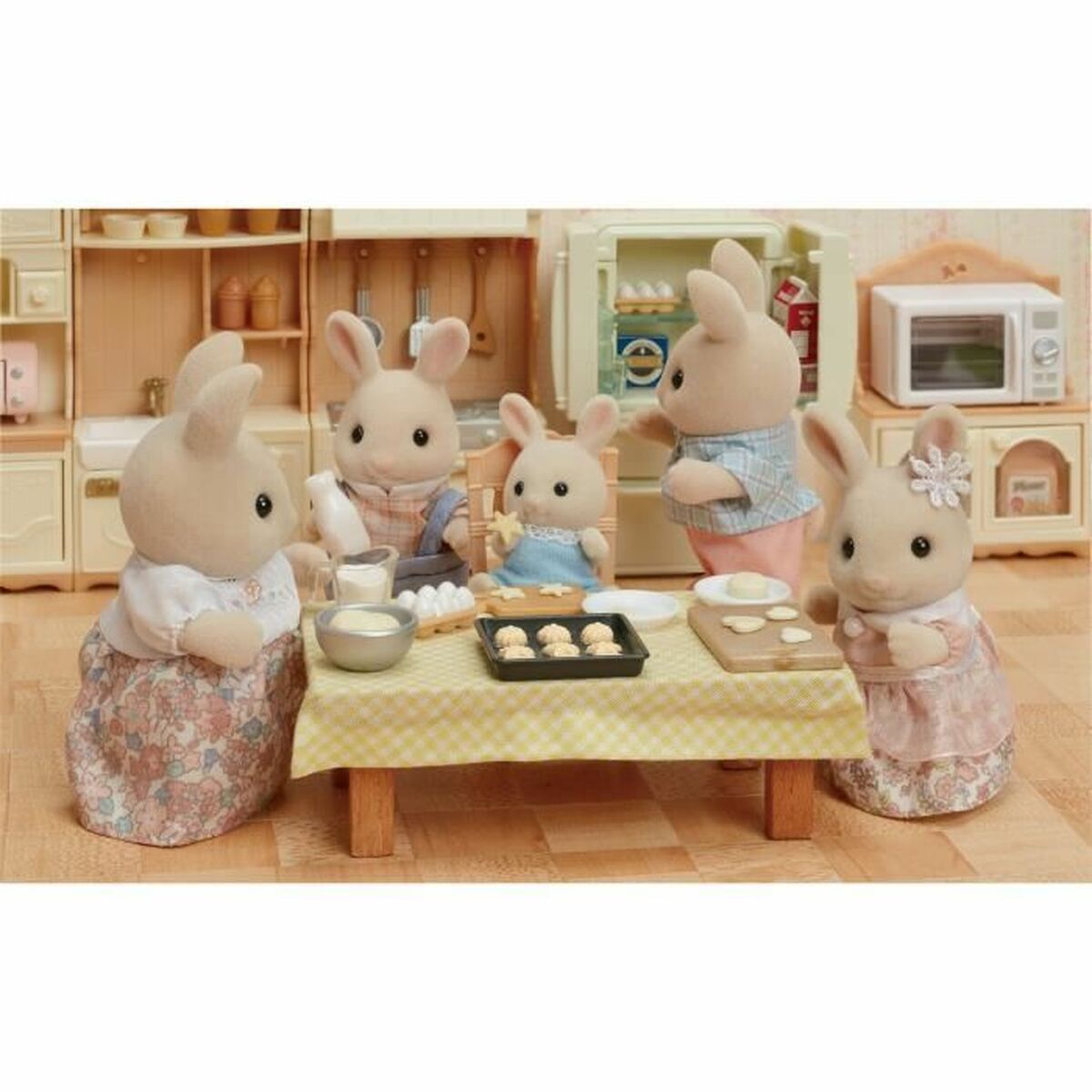 Статуэтки Sylvanian Families 5706 Кролик Семья 4 Предметы-3