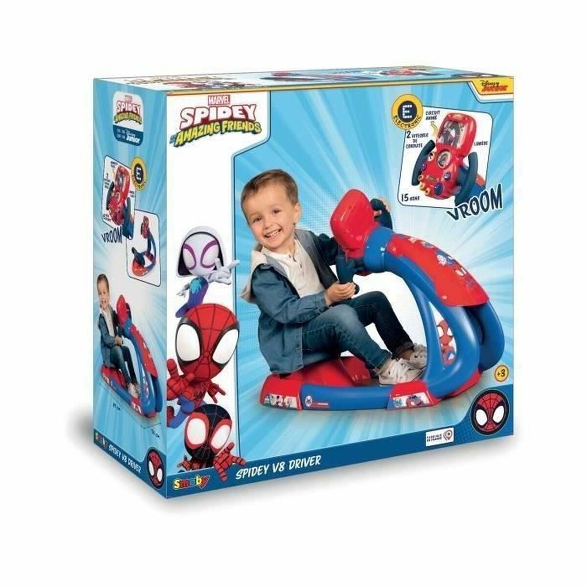 Гоночное сиденье Spidey Amazing friends Детский руль-2