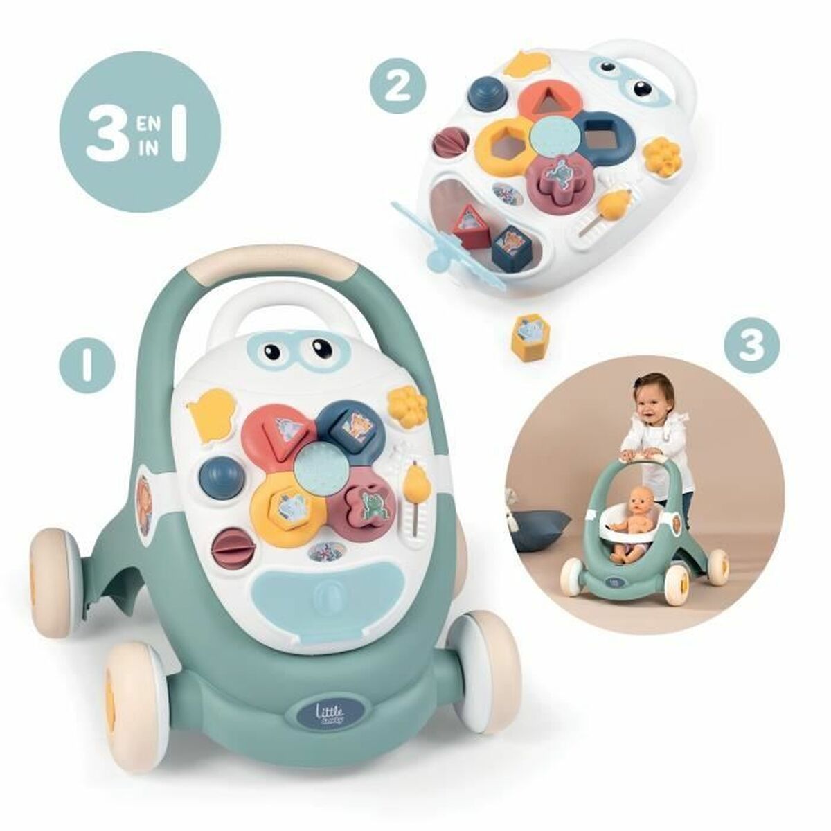Ходунки на колесах Smoby-3