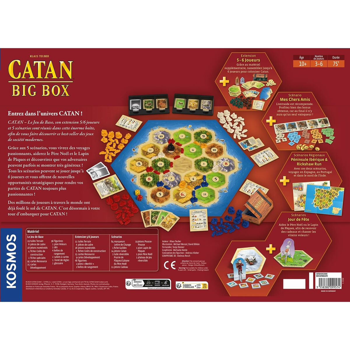 Настольная игра Asmodee Catan Big Box (FR)-3