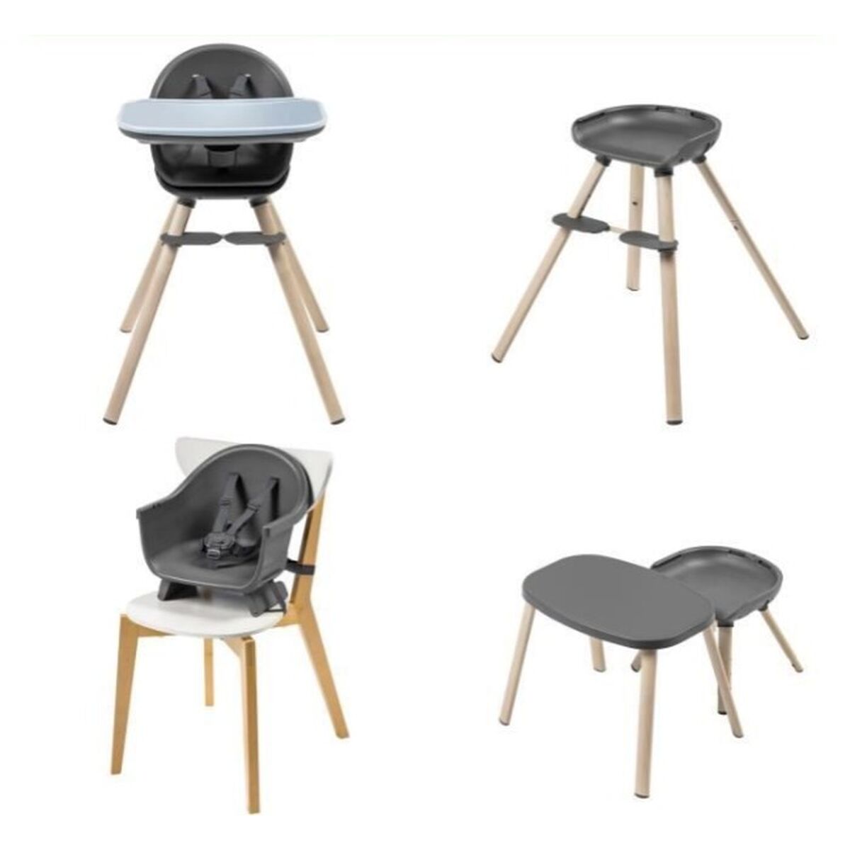 Высокий стул Maxicosi Moa 8 in 1 Graphite2 Eco-4