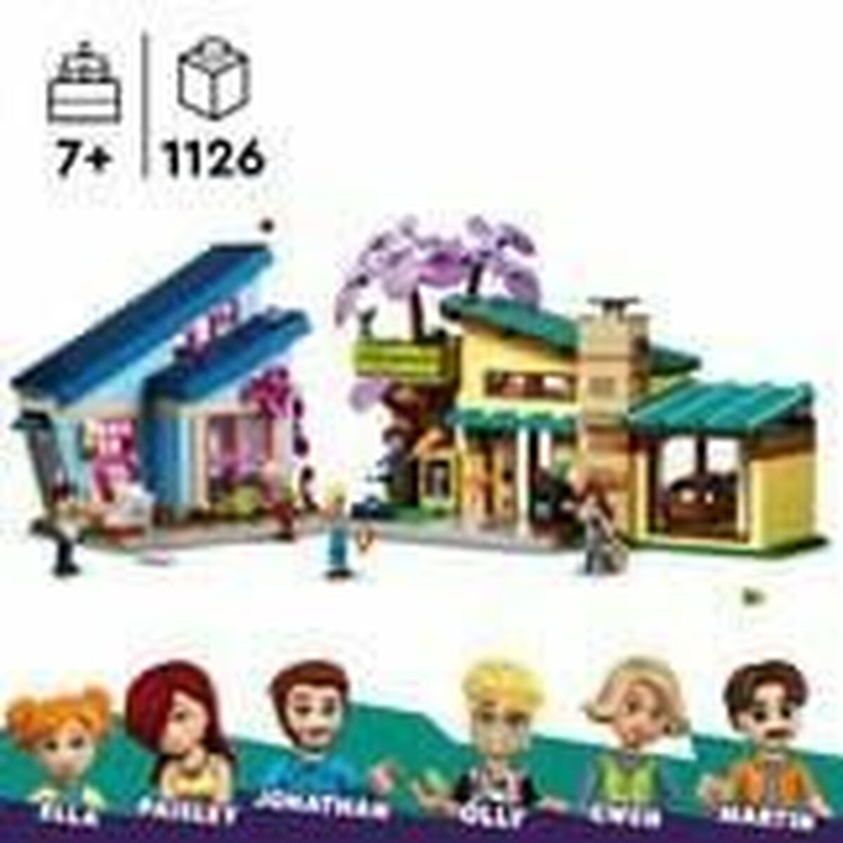 Playset Lego 42620 Olly and Paisley Family Homes-6