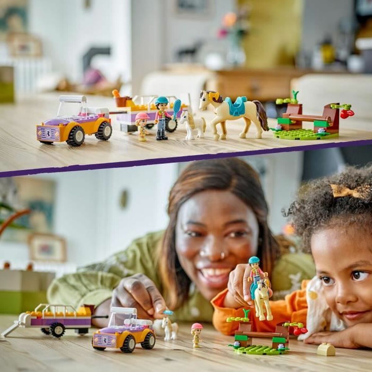 Playset Lego 42634 Horse & Pony Trailer-2