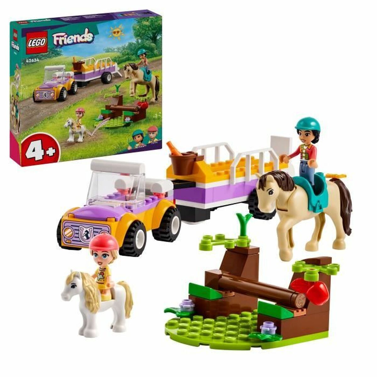 Playset Lego 42634 Horse & Pony Trailer-6