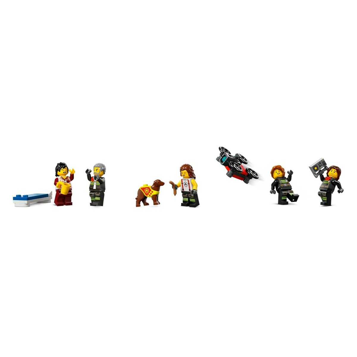 Playset Lego 60414 Fire station with Fire engine-4