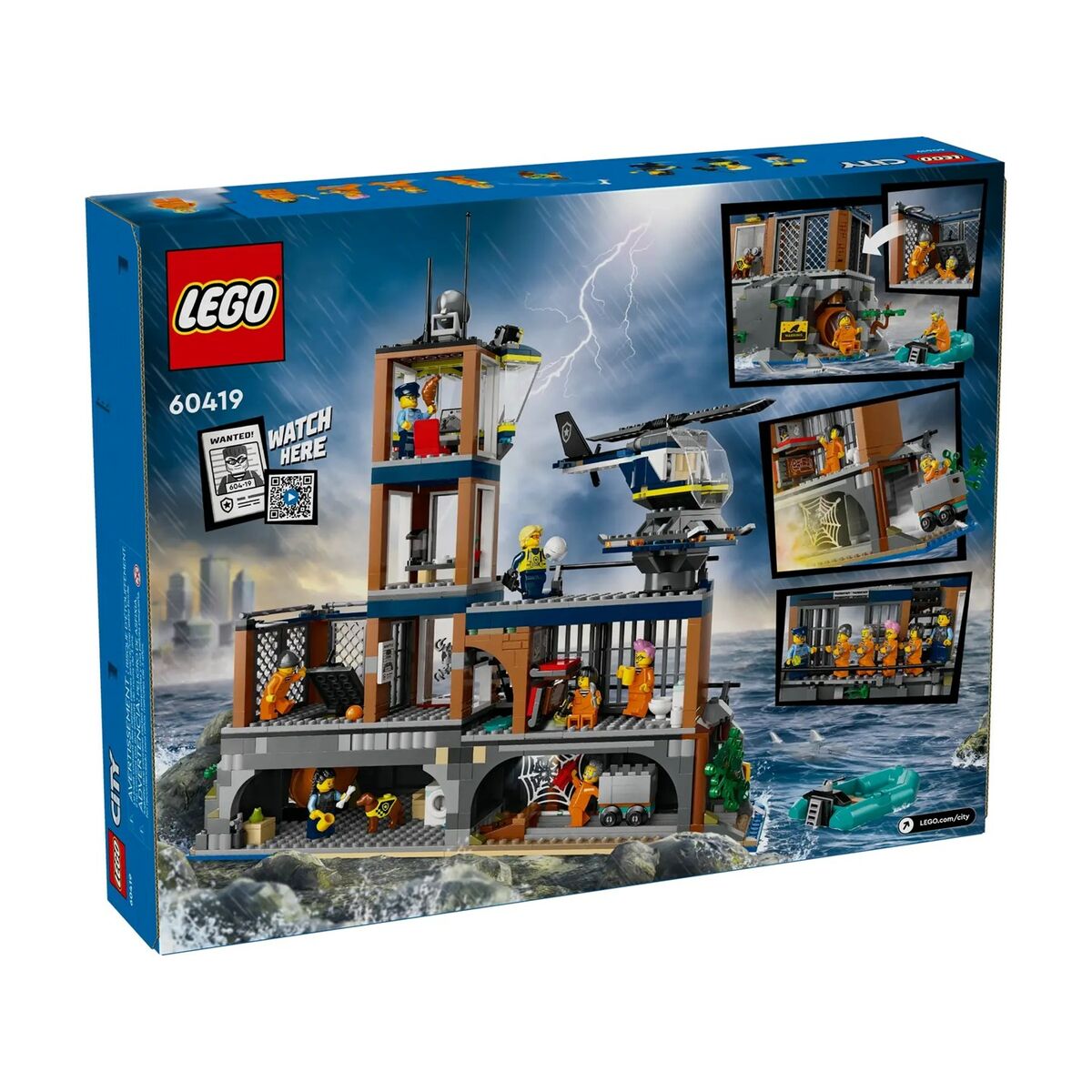 Playset Lego 60419 Police Station Island-8