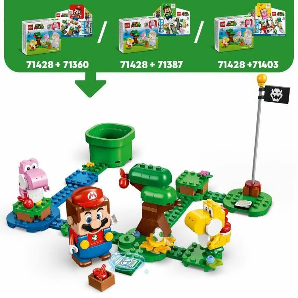 Playset Lego 71428 Expansion Set: Yoshi's Egg in the Forest-5