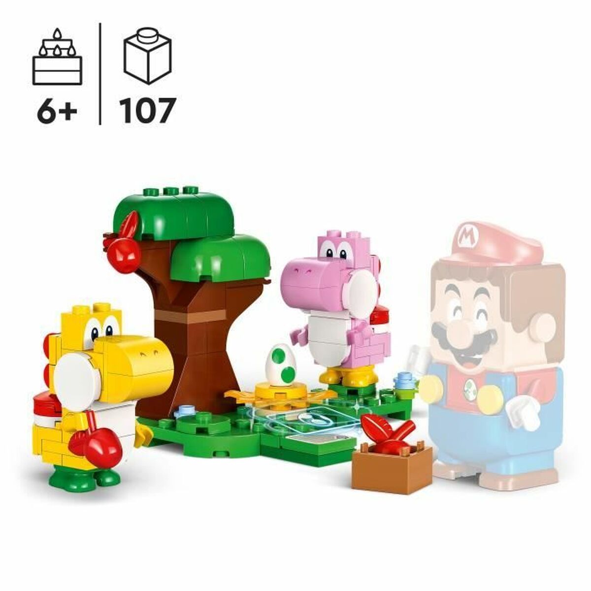 Playset Lego 71428 Expansion Set: Yoshi's Egg in the Forest-6