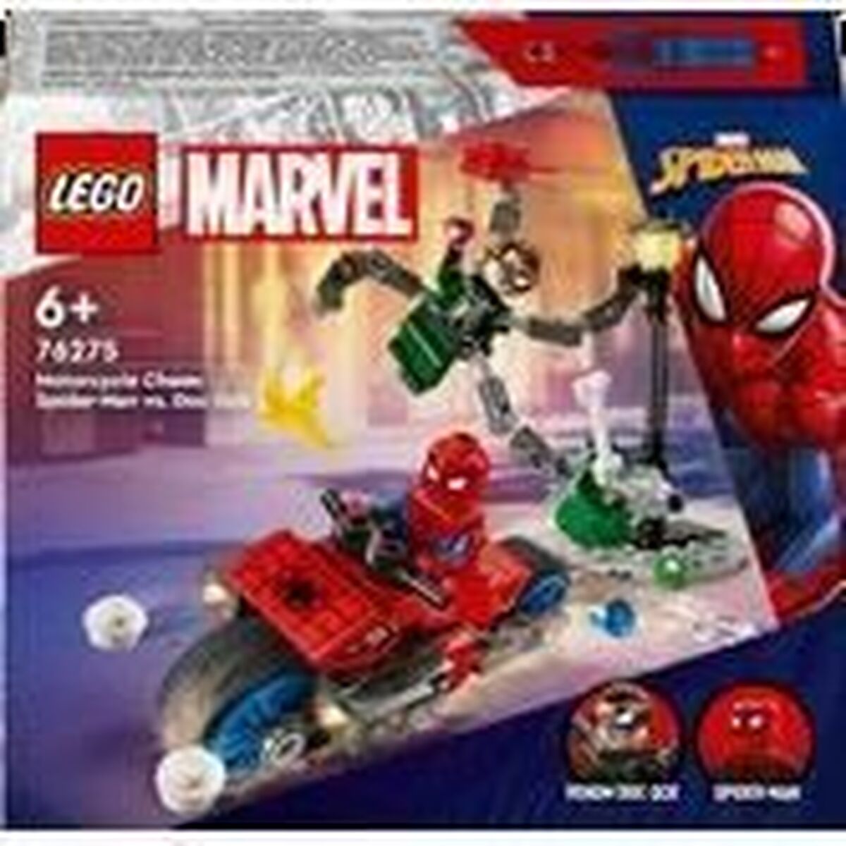 Playset Lego 76275 Motorcycle Chase: Spider-Man vs. Doc Ock-5