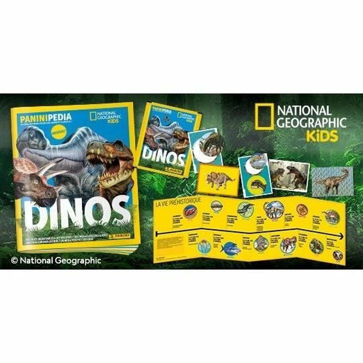 Альбом хромированный Panini National Geographic - Dinos (FR)-2