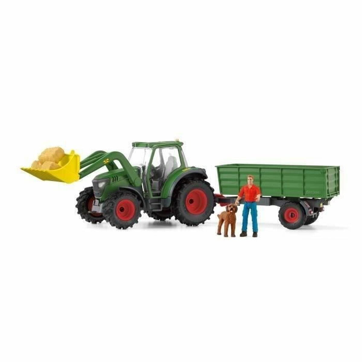 Сочлененная фигура Schleich Tracteur avec remorque-2