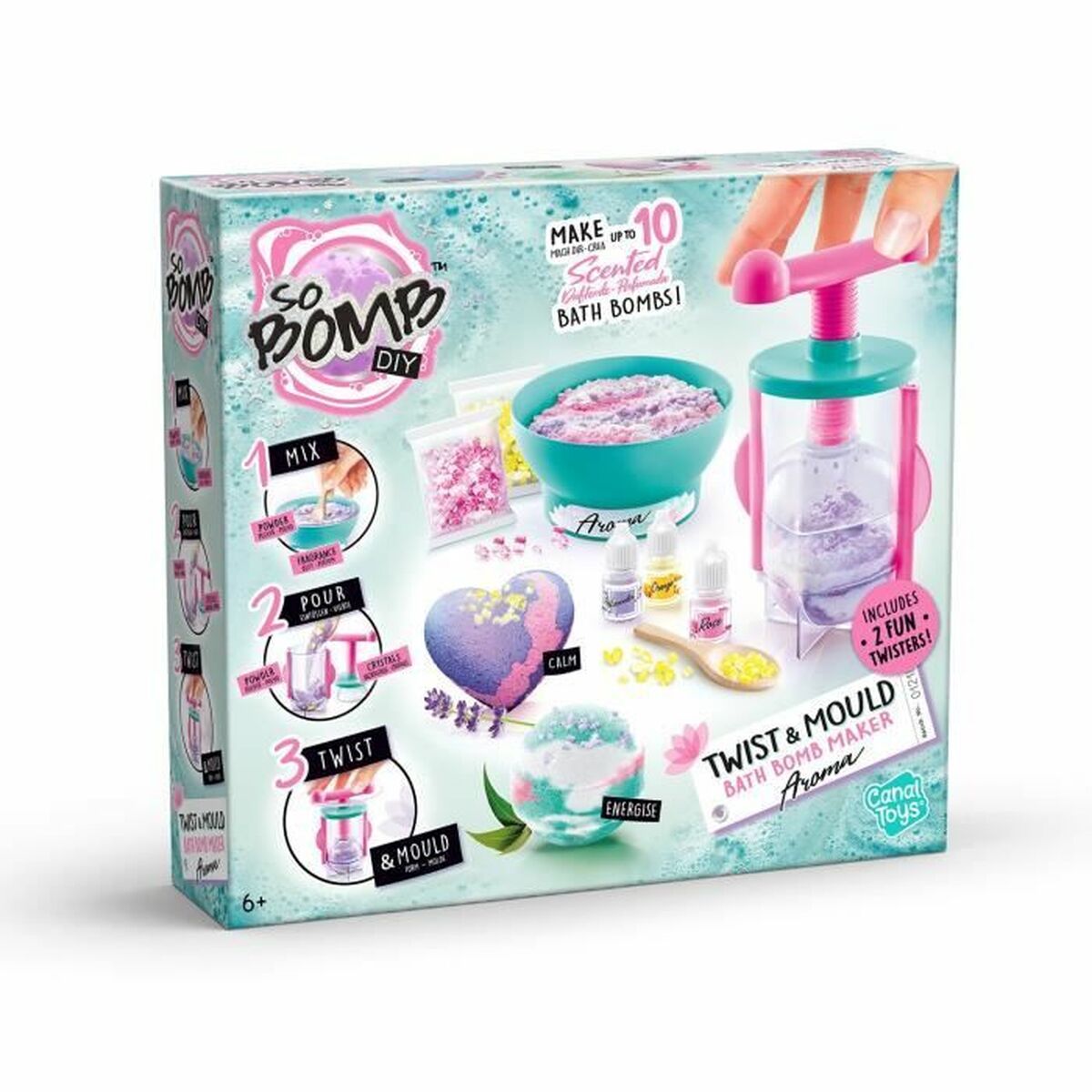 Ремесленный комплект Canal Toys So Bomb DIY Twist & Mold Bath Bomb-4