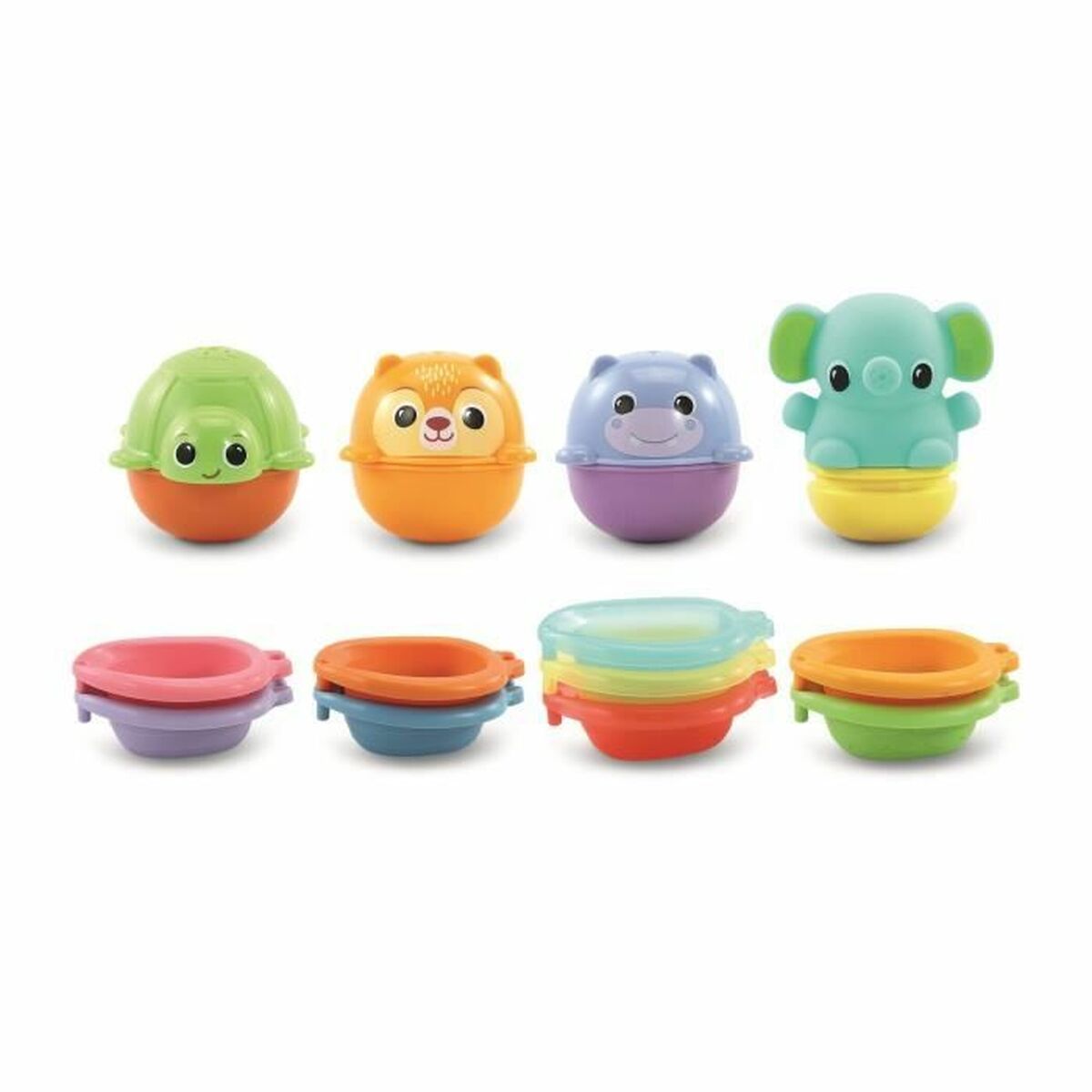 Образовательная игрушка Vtech Baby Cofret de Bain empilo rigo l´eu (FR)-3