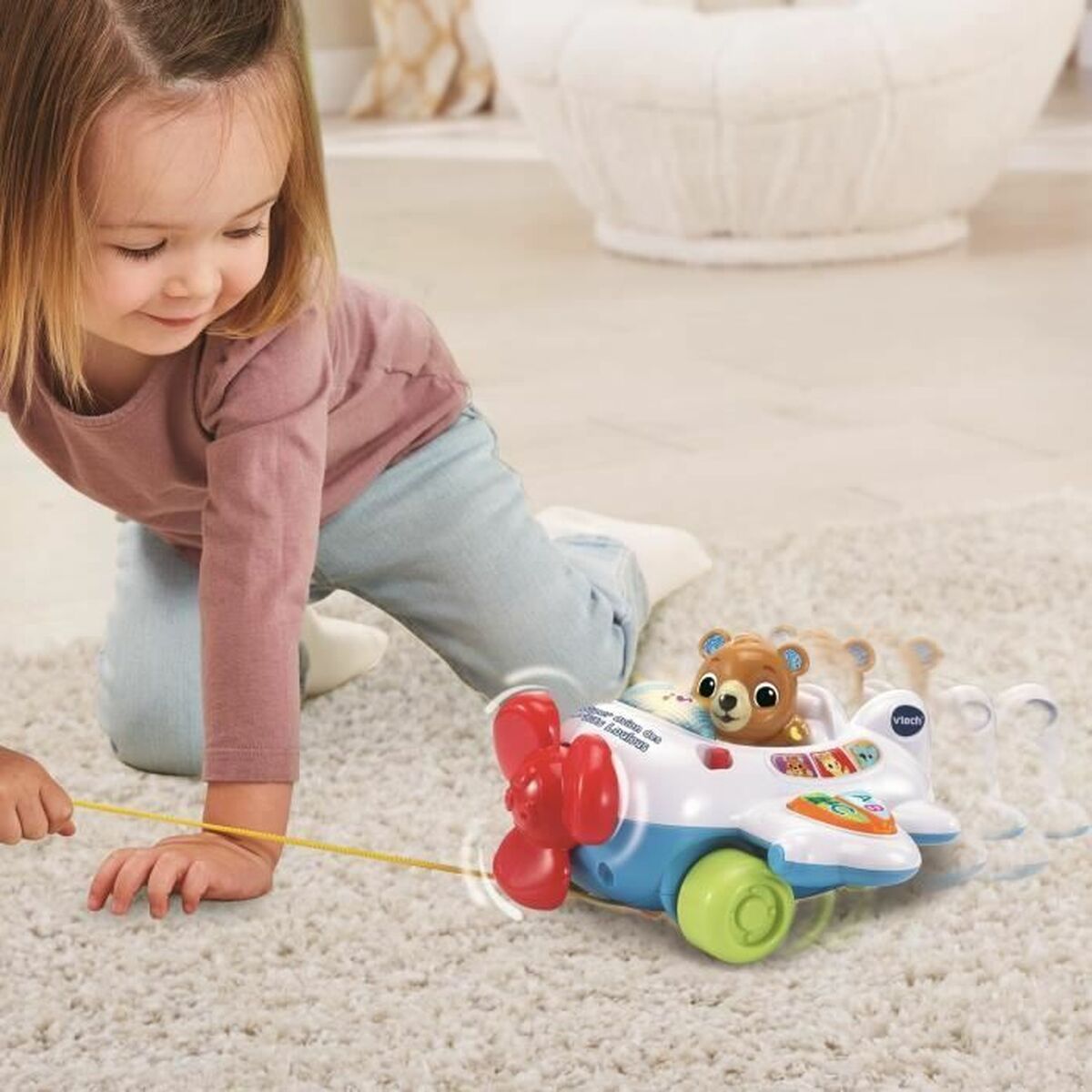 Образовательная игрушка Vtech Baby Super avion des P´tits Loulous (FR)-2