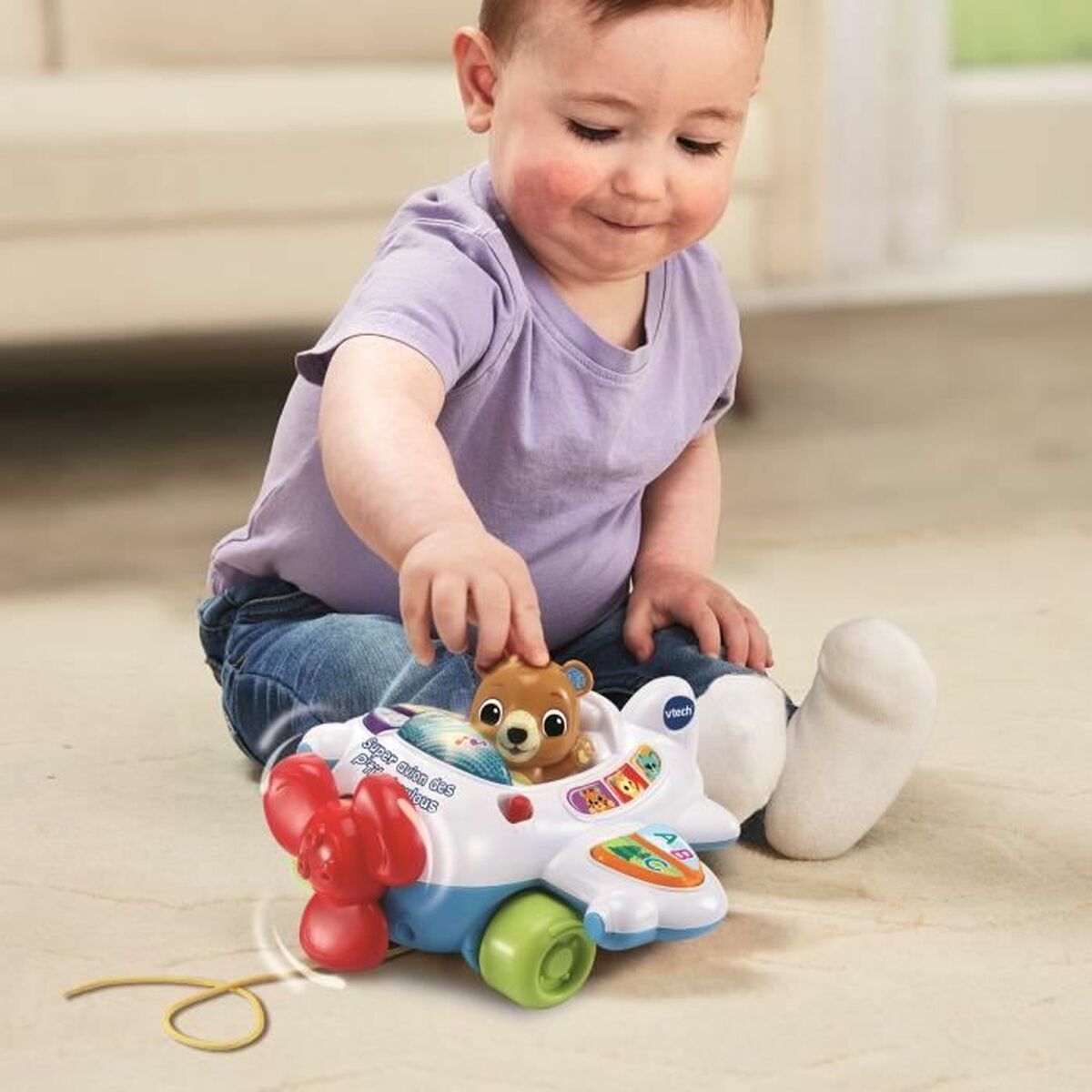 Образовательная игрушка Vtech Baby Super avion des P´tits Loulous (FR)-3