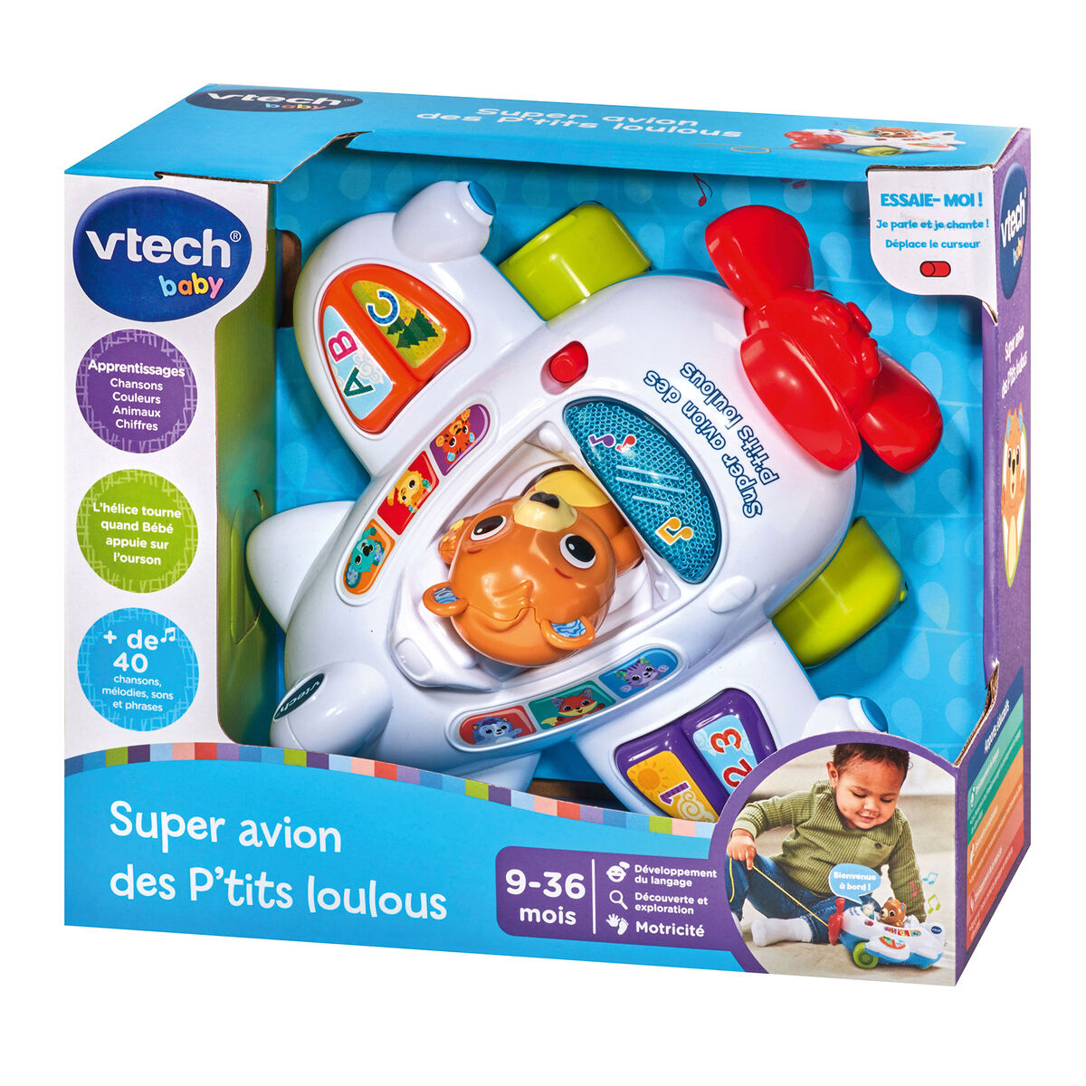 Образовательная игрушка Vtech Baby Super avion des P´tits Loulous (FR)-6