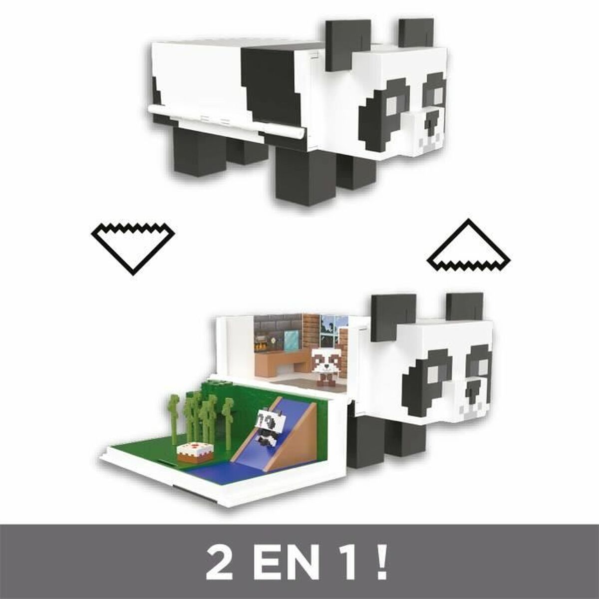 Миниатюрный дом Mattel The Panda's House Minecraft-5