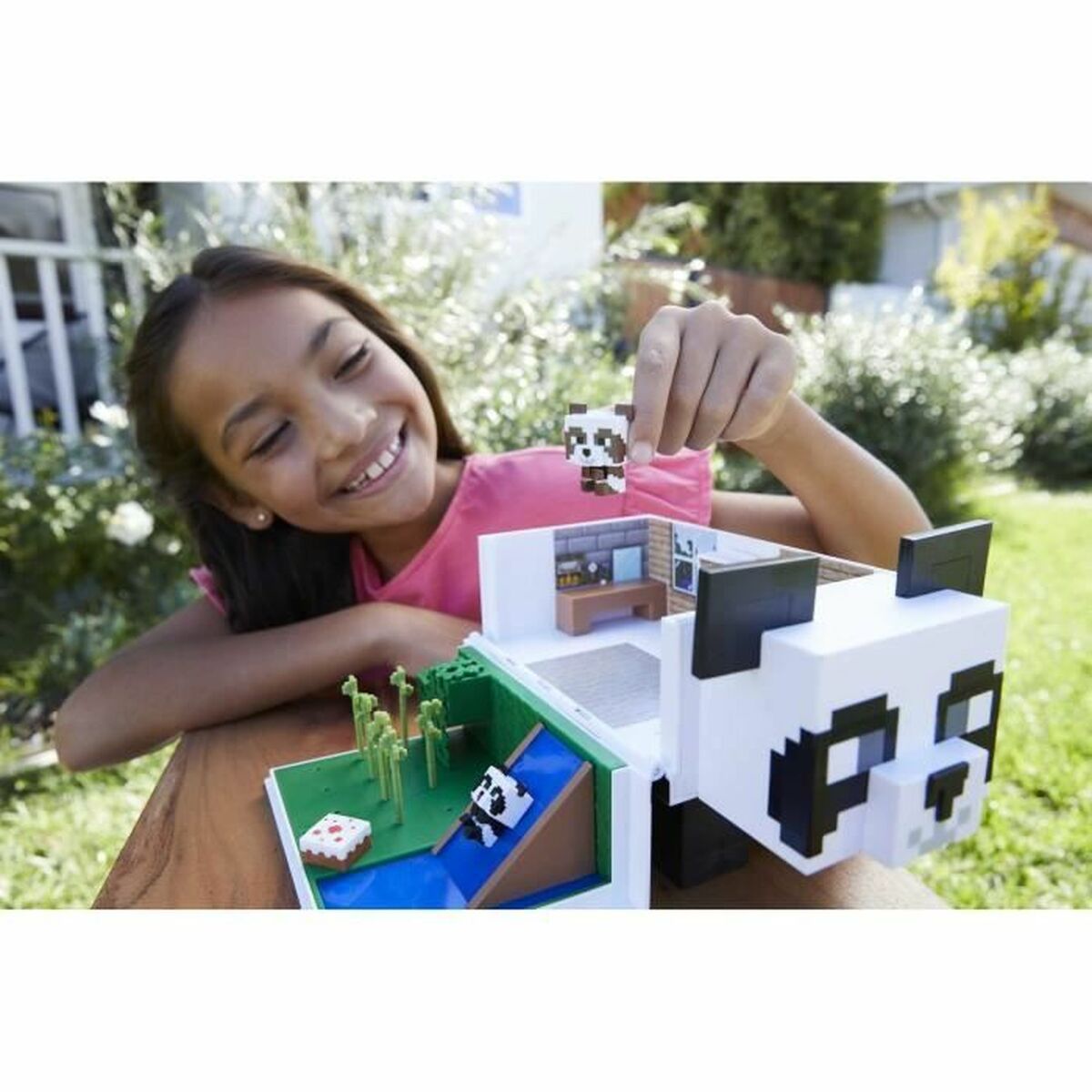 Миниатюрный дом Mattel The Panda's House Minecraft-6