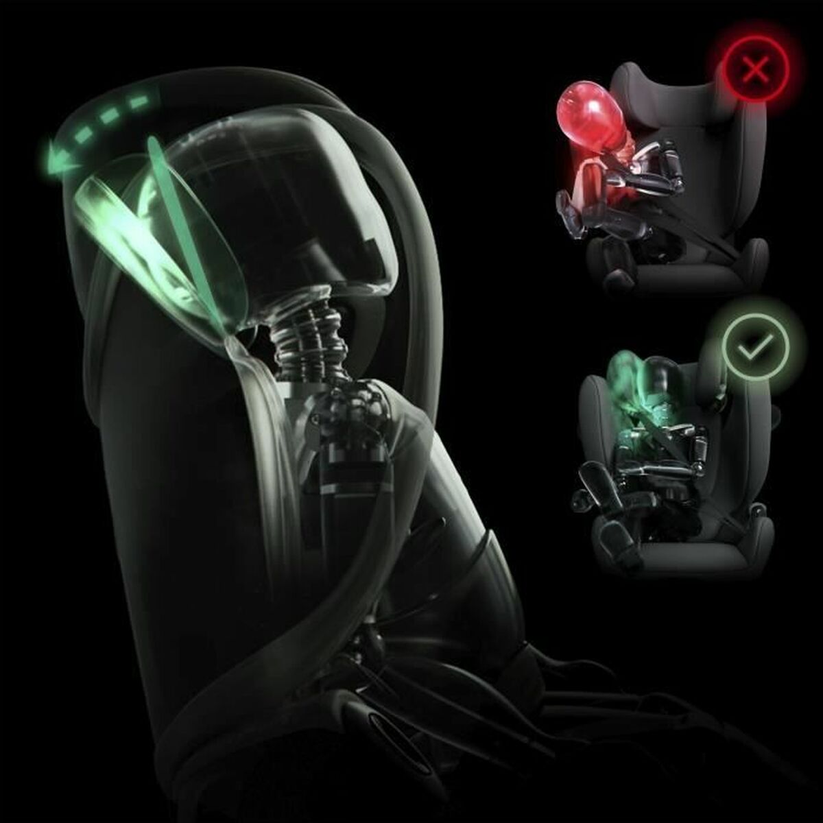 Автокресло Cybex Solution X i-Fix Rumba Красный ISOFIX Темно-красный-2