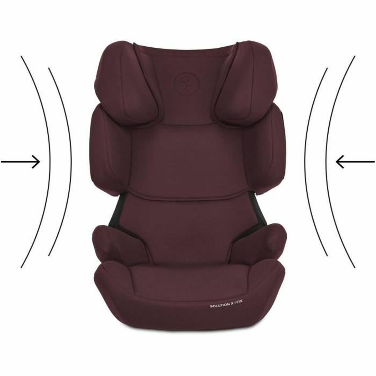 Автокресло Cybex Solution X i-Fix Rumba Красный ISOFIX Темно-красный-3