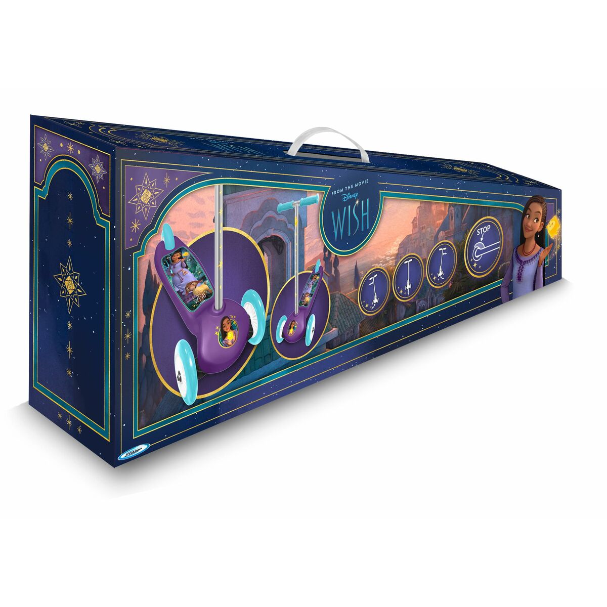 Скейт Disney Фиолетовый wish-3